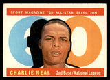 1960 Topps Baseball #556 Charlie Neal A.S. Dodgers VG-EX 541290
