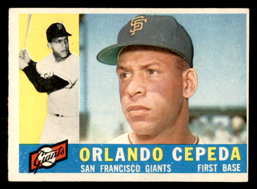 1960 Topps Baseball #450 Orlando Cepeda Giants VG-EX 541291