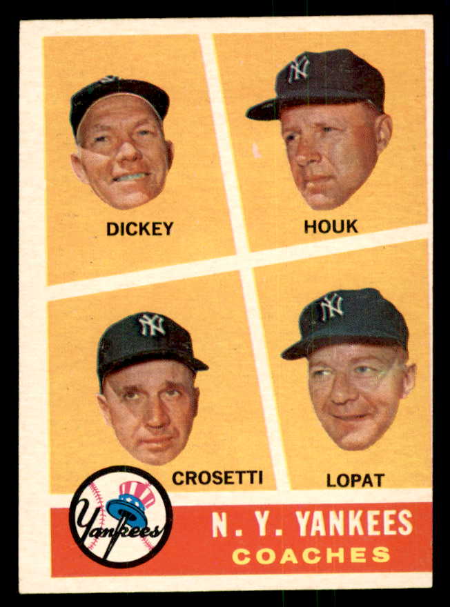 1960 Topps Baseball #465 Bill Dickey Yankees VG-EX 541293