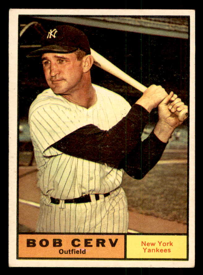 1961 Topps Baseball #563 Bob Cerv Yankees EX 541296