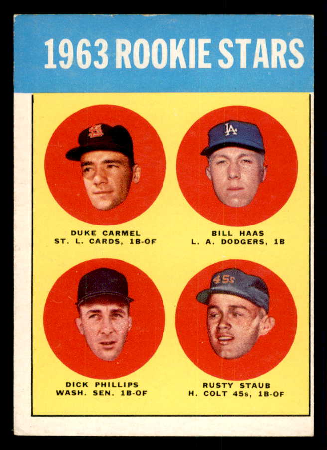 1963 Topps Baseball #544 Rusty Staub Colt .45s VG-EX 541305