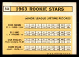 1963 Topps Baseball #544 Rusty Staub Colt .45s VG-EX 541305