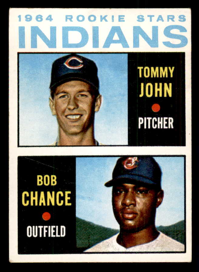1964 Topps Baseball #146 Tommy John Indians VG-EX 541307