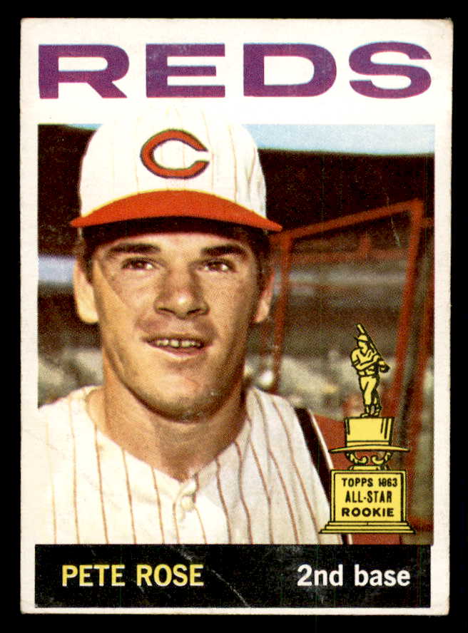 1964 Topps Baseball #125 Pete Rose Reds VG 541310