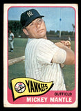 1965 Topps Baseball #350 Mickey Mantle Yankees GD-VG 541311