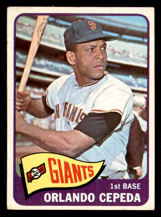 1965 Topps Baseball #360 Orlando Cepeda Giants VG-EX 541314