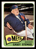 1965 Topps Baseball #187 Casey Stengel Mets VG-EX 541315