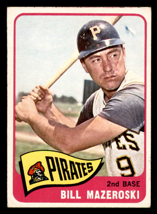 1965 Topps Baseball #095 Bill Mazeroski Pirates VG-EX 541317