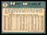 1965 Topps Baseball #276 Hoyt Wilhelm White Sox EX 541318