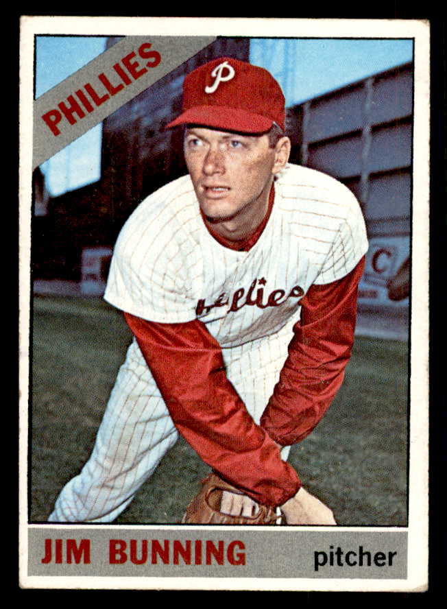 1966 Topps Baseball #435 Jim Bunning Philles VG-EX 541319
