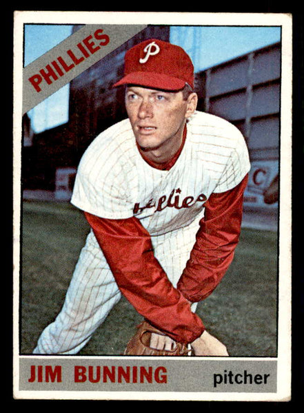 1966 Topps Baseball #435 Jim Bunning Philles VG-EX 541319