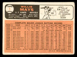 1966 Topps Baseball #001 Willie Mays Giants VG 541323
