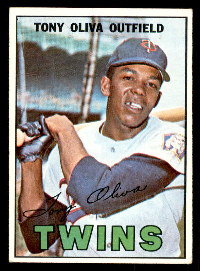 1967 Topps Baseball #050 Tony Oliva Twins EX+/EX-MT 541329