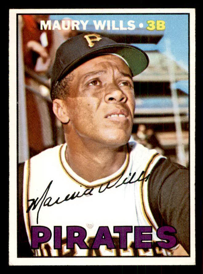 1967 Topps Baseball #570 Maury Wills Pirates EX-MT 541348