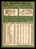 1967 Topps Baseball #570 Maury Wills Pirates EX-MT 541348