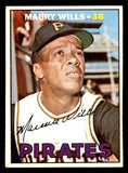 1967 Topps Baseball #570 Maury Wills Pirates EX+/EX-MT 541350
