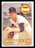 1969 Topps Baseball #465 Tommy John White Sox EX-MT 541353