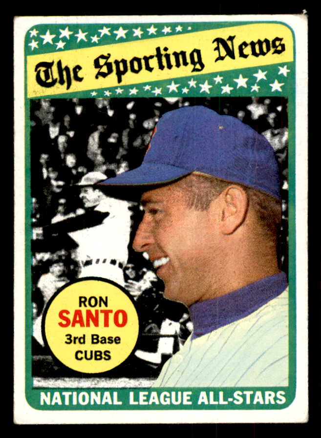 1969 Topps Baseball #420 Ron Santo A.S. Cubs EX 541356