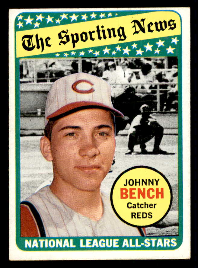 1969 Topps Baseball #430 Johnny Bench A.S. Reds EX 541367