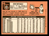 1969 Topps Baseball #400 Don Drysdale Dodgers EX-MT 541370