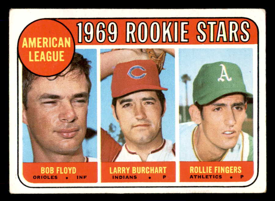 1969 Topps Baseball #597 Rollie Fingers A's EX 541371