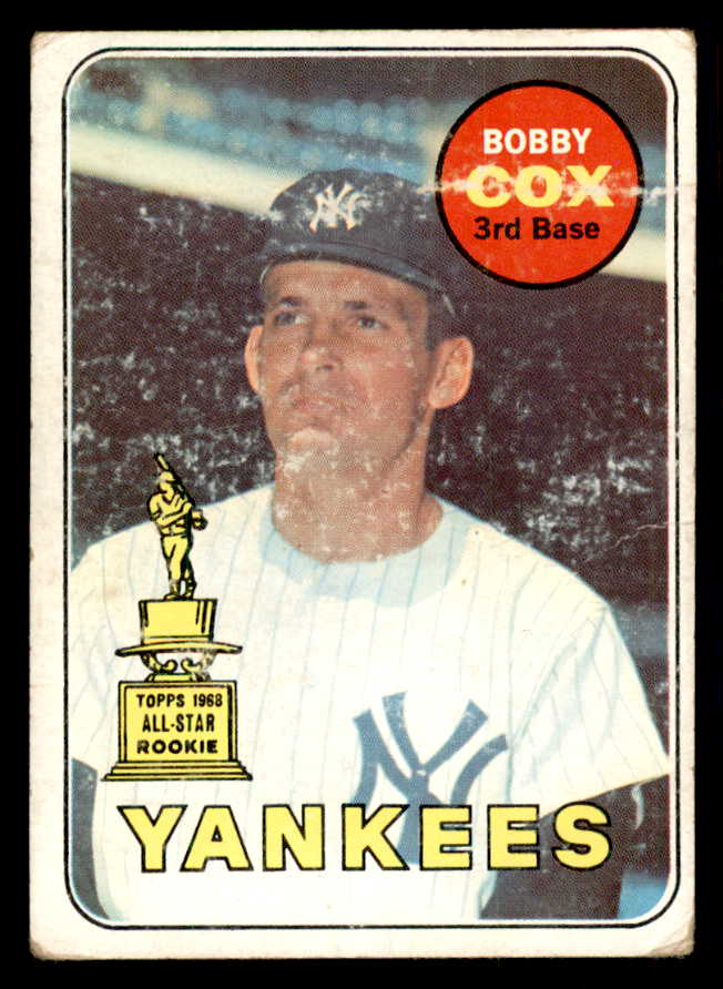 1969 Topps Baseball #237 Bobby Cox Yankees GD-VG 541376