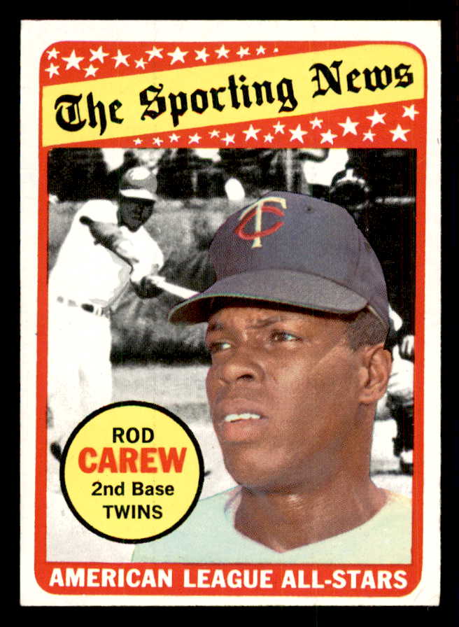 1969 Topps Baseball #419 Rod Carew A.S. Twins EX 541378