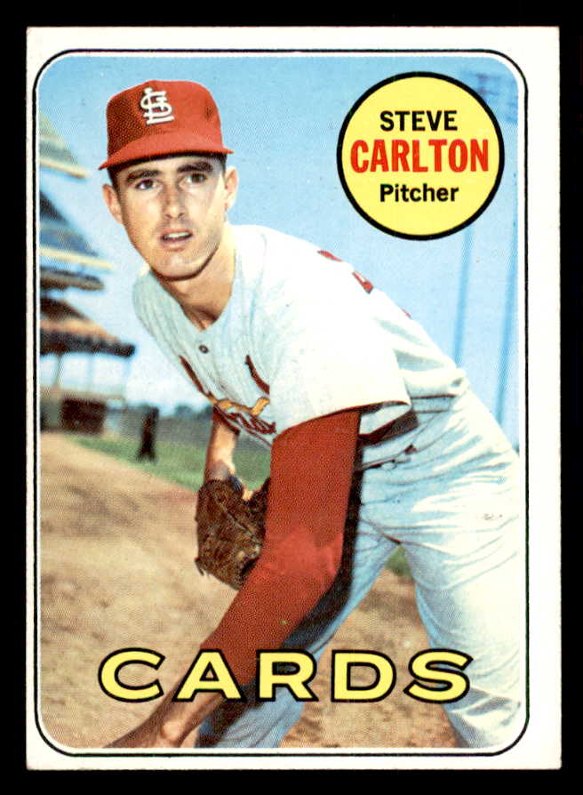 1969 Topps Baseball #255 Steve Carlton Cardinals EX 541380