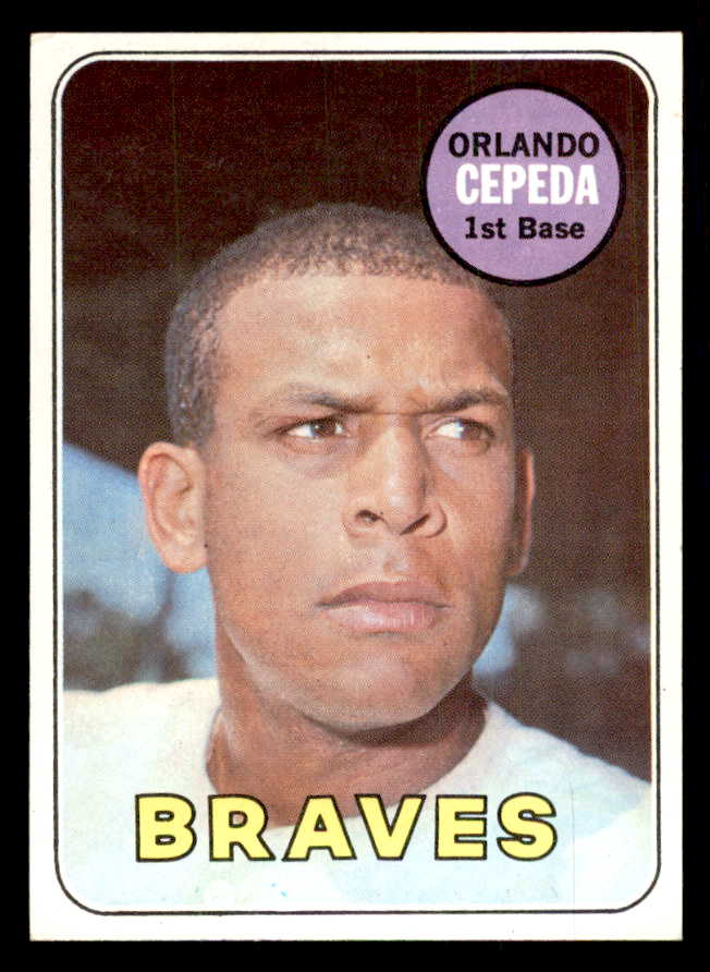 1969 Topps Baseball #385 Orlando Cepeda Braves EX-MT 541382