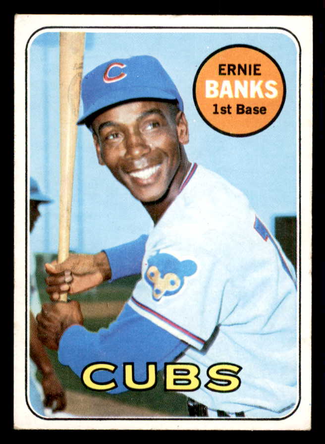 1969 Topps Baseball #020 Ernie Banks Cubs EX 541384
