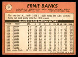 1969 Topps Baseball #020 Ernie Banks Cubs EX 541384