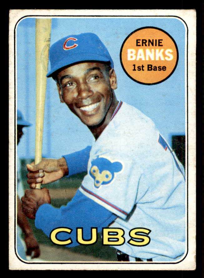 1969 Topps Baseball #020 Ernie Banks Cubs VG 541385