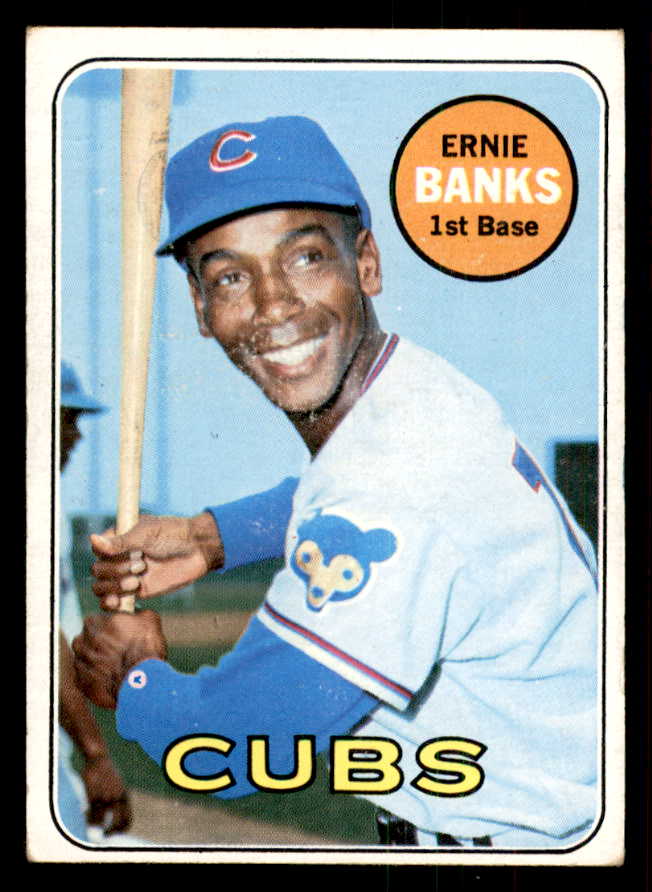 1969 Topps Baseball #020 Ernie Banks Cubs EX 541386