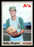 1970 Topps Baseball #502 Rollie Fingers A's NR-MT 541393