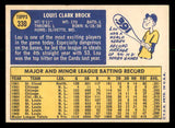 1970 Topps Baseball #330 Lou Brock Cardinals EX 541396