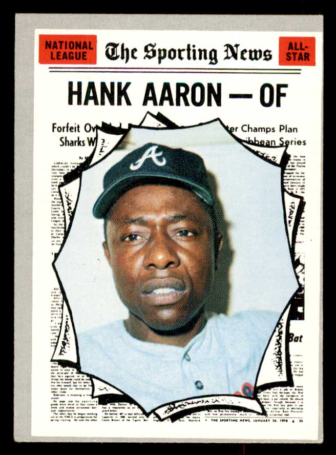 1970 Topps Baseball #462 Hank Aaron A.S. Braves EX 541399