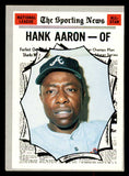 1970 Topps Baseball #462 Hank Aaron A.S. Braves EX 541399