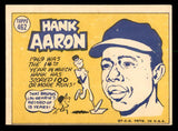 1970 Topps Baseball #462 Hank Aaron A.S. Braves EX 541399