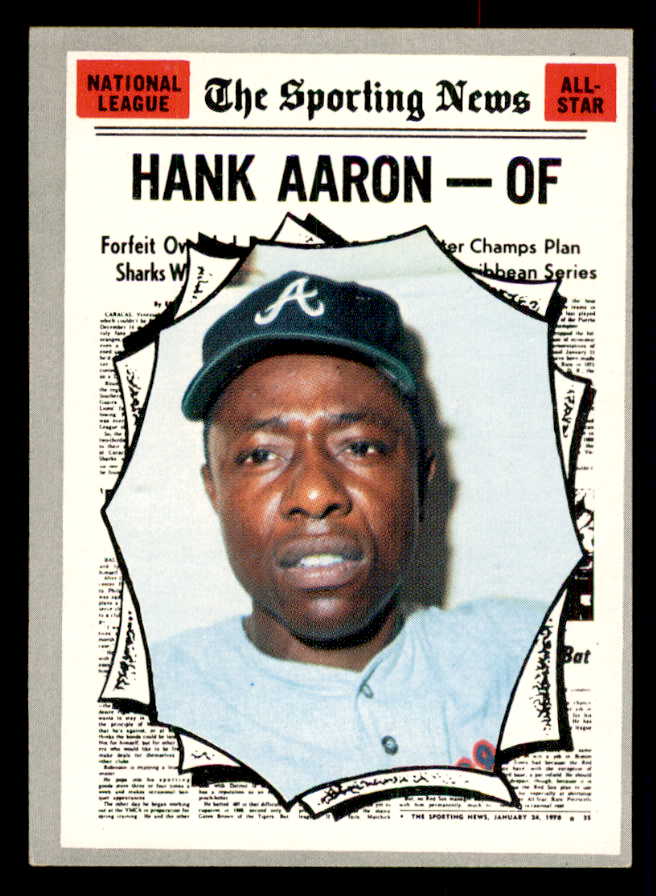 1970 Topps Baseball #462 Hank Aaron A.S. Braves EX 541400