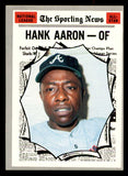 1970 Topps Baseball #462 Hank Aaron A.S. Braves EX 541400