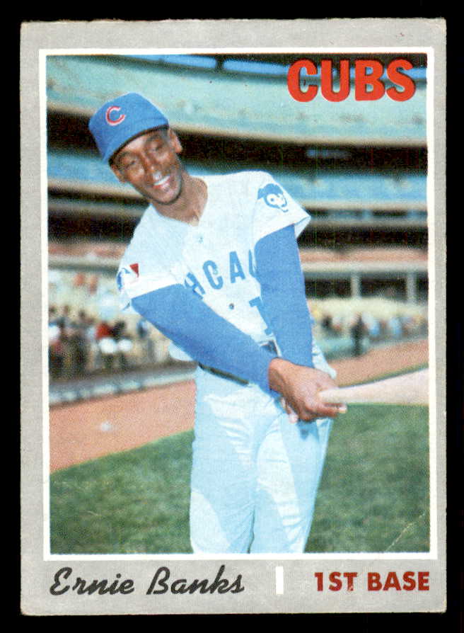 1970 Topps Baseball #630 Ernie Banks Cubs GD-VG 541404