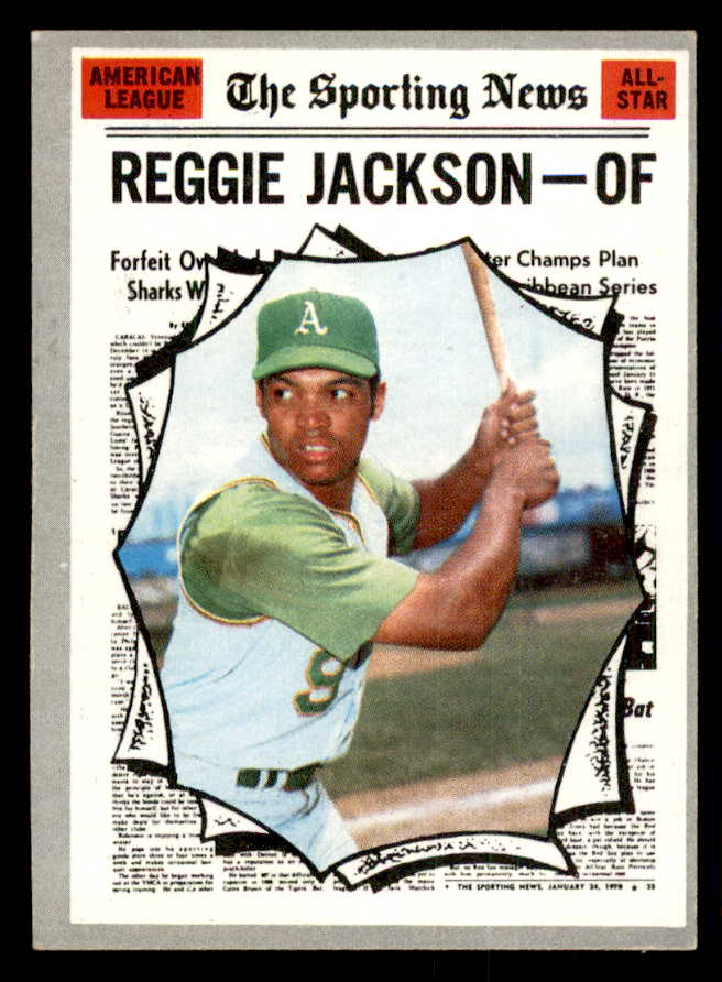 1970 Topps Baseball #459 Reggie Jackson A.S. A's EX 541407