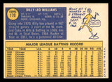 1970 Topps Baseball #170 Billy Williams Cubs EX-MT 541409