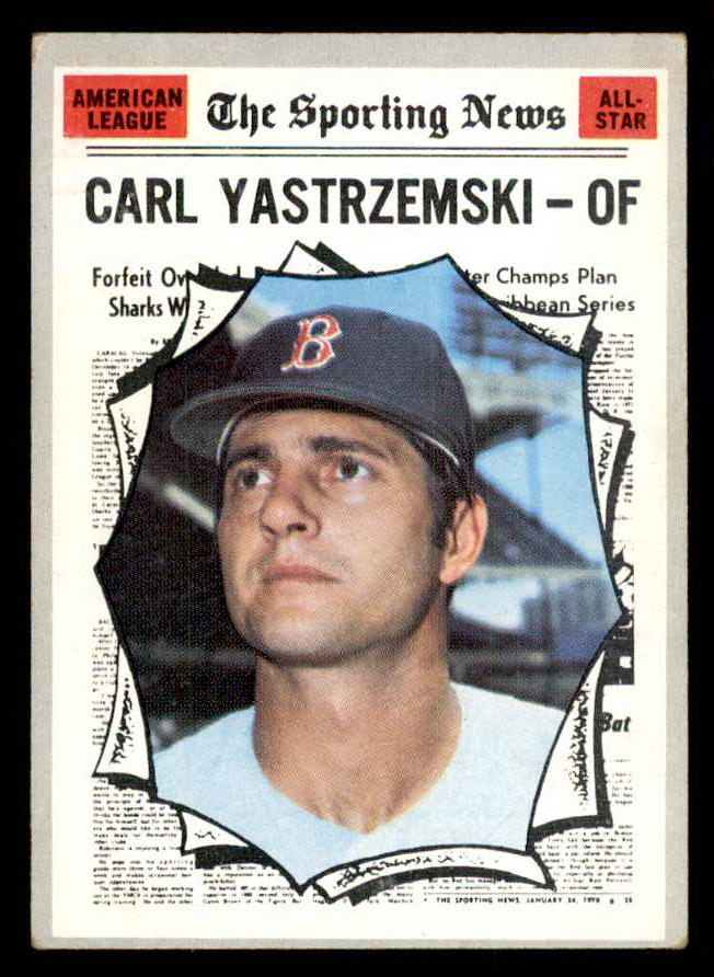 1970 Topps Baseball #461 Carl Yastrzemski A.S. Red Sox EX 541419
