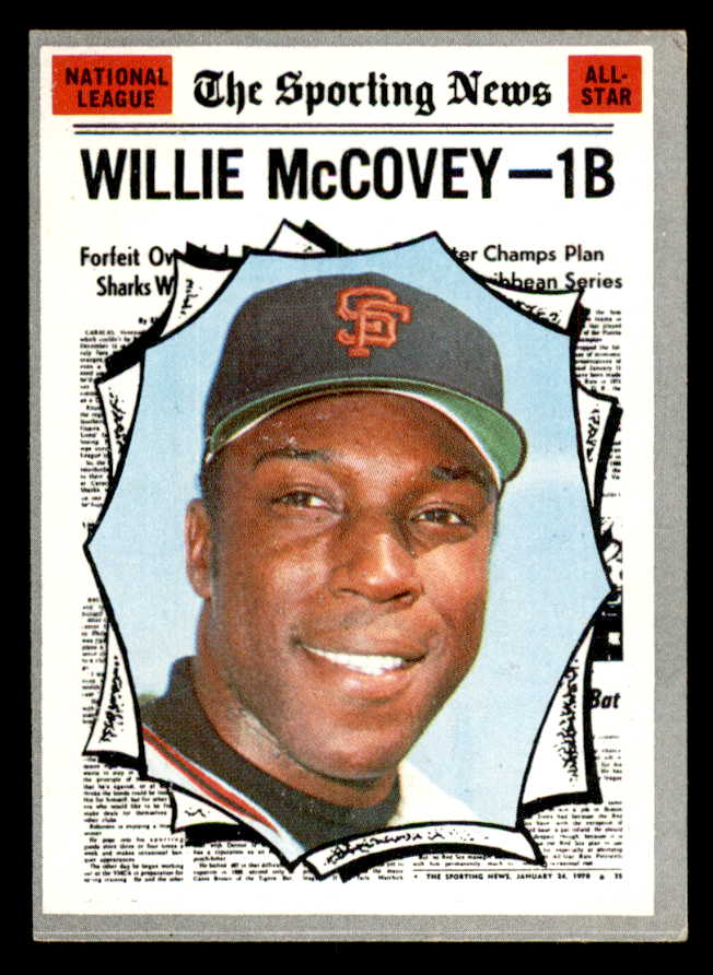 1970 Topps Baseball #450 Willie McCovey A.S. Giants EX 541432