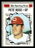 1970 Topps Baseball #458 Pete Rose A.S. Reds EX 541438