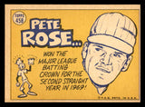 1970 Topps Baseball #458 Pete Rose A.S. Reds EX 541438