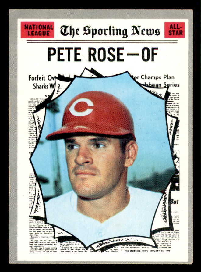 1970 Topps Baseball #458 Pete Rose A.S. Reds EX+/EX-MT 541439