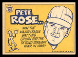 1970 Topps Baseball #458 Pete Rose A.S. Reds EX+/EX-MT 541439