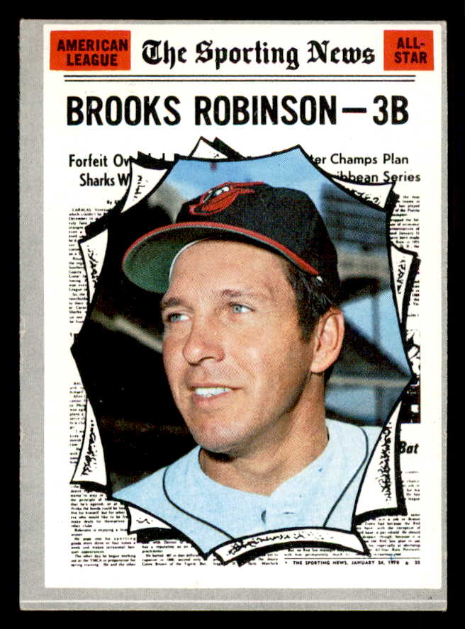 1970 Topps Baseball #455 Brooks Robinson A.S. Orioles EX+/EX-MT 541442